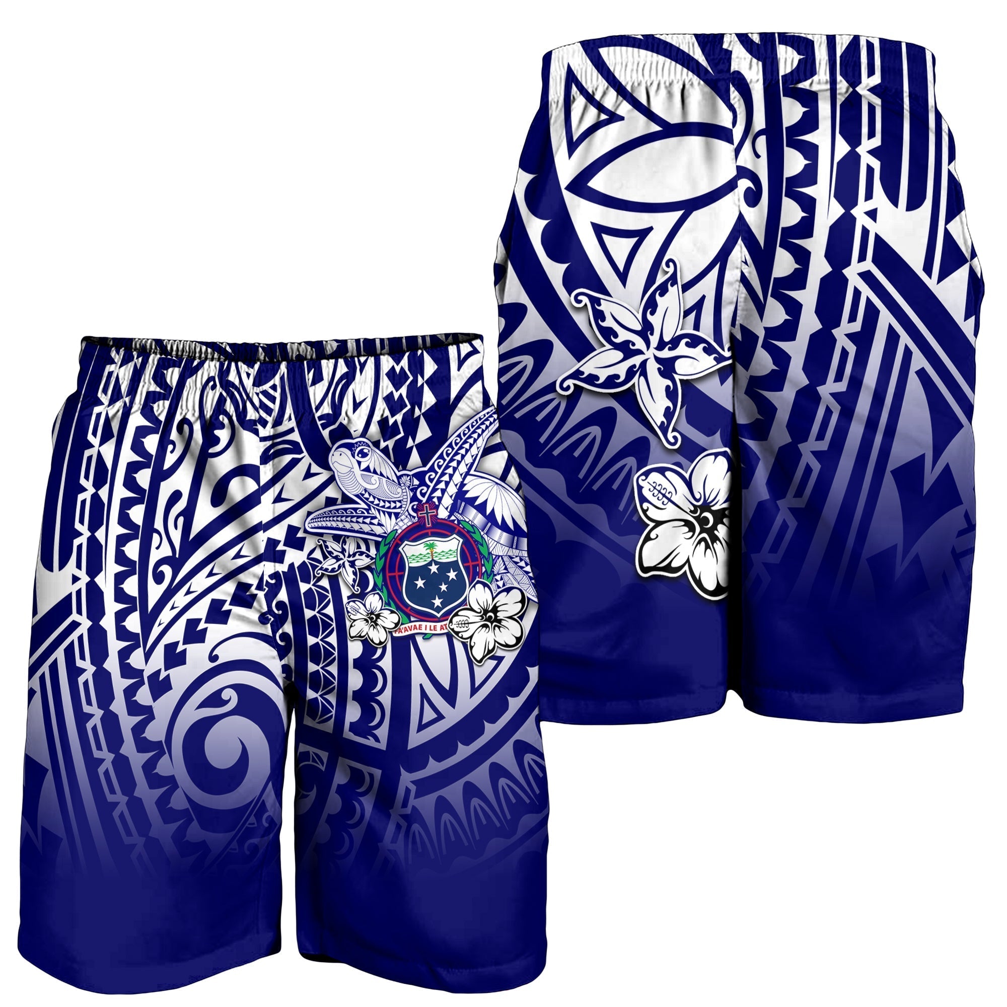 Samoa Polynesian Men Shorts Samoan Loved Turtles LT13
