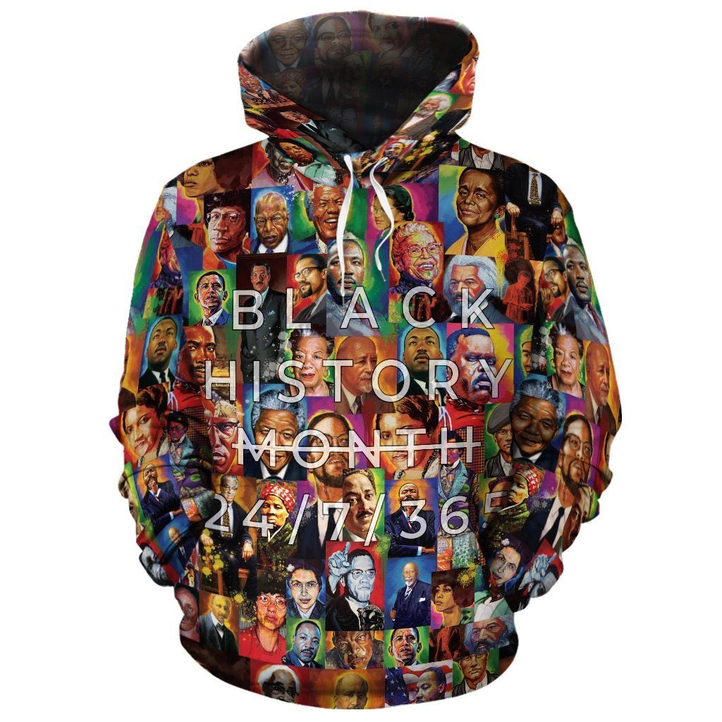 African Hoodie Civil Rights Leaders Oil Painting ArHoodie