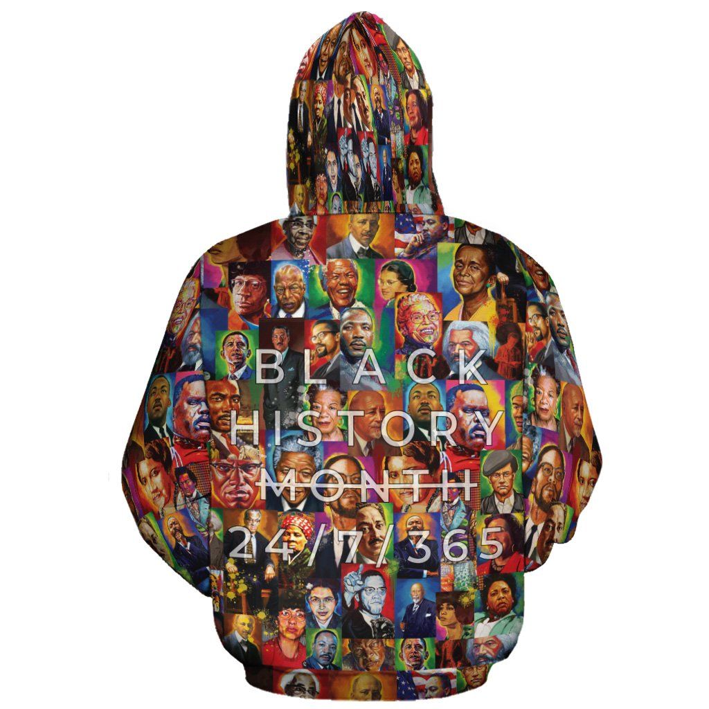 African Hoodie Civil Rights Leaders Oil Painting ArHoodie