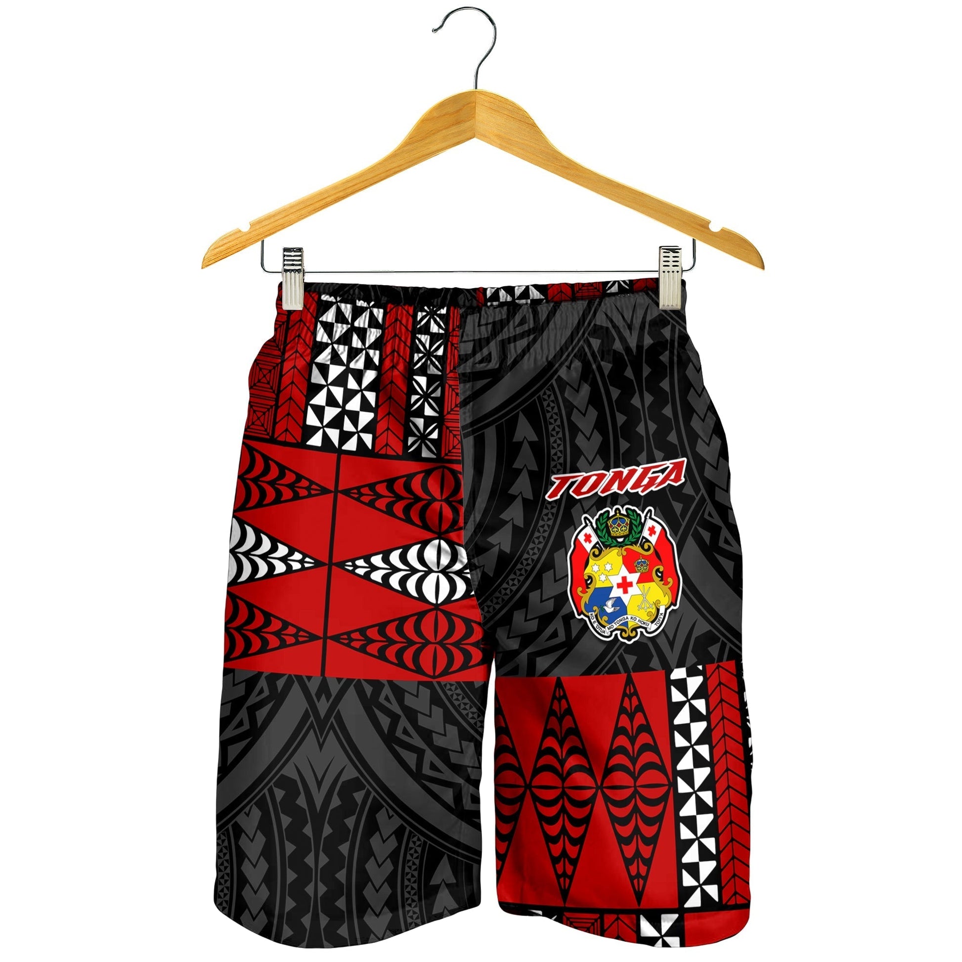 Tonga Men Shorts Tongan Pattern Mix Polynesian LT13