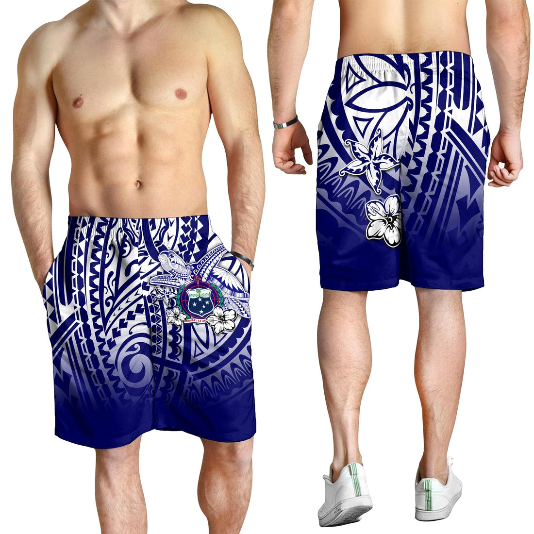 Samoa Polynesian Men Shorts Samoan Loved Turtles LT13