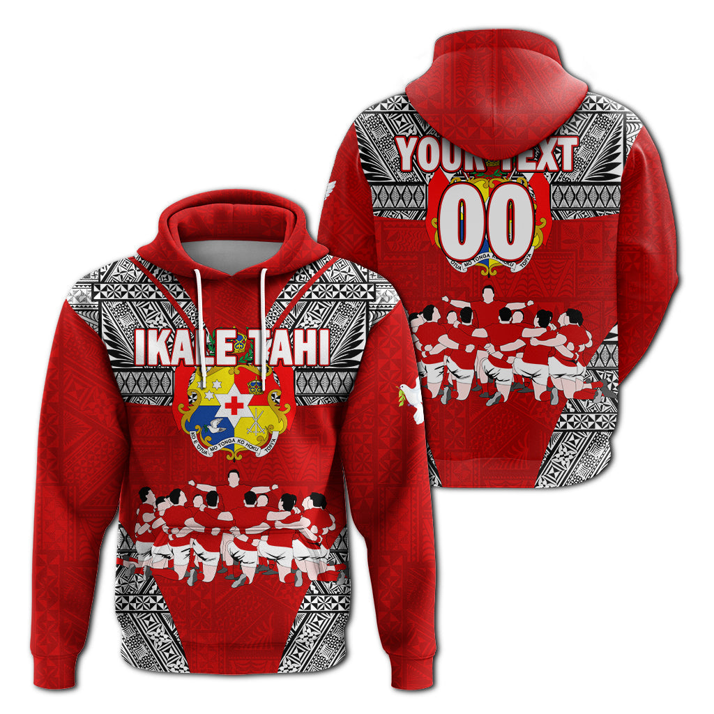 Custom Personalised Tonga Rugby Ikale Tahi Sipi Tau Hoodie LT2