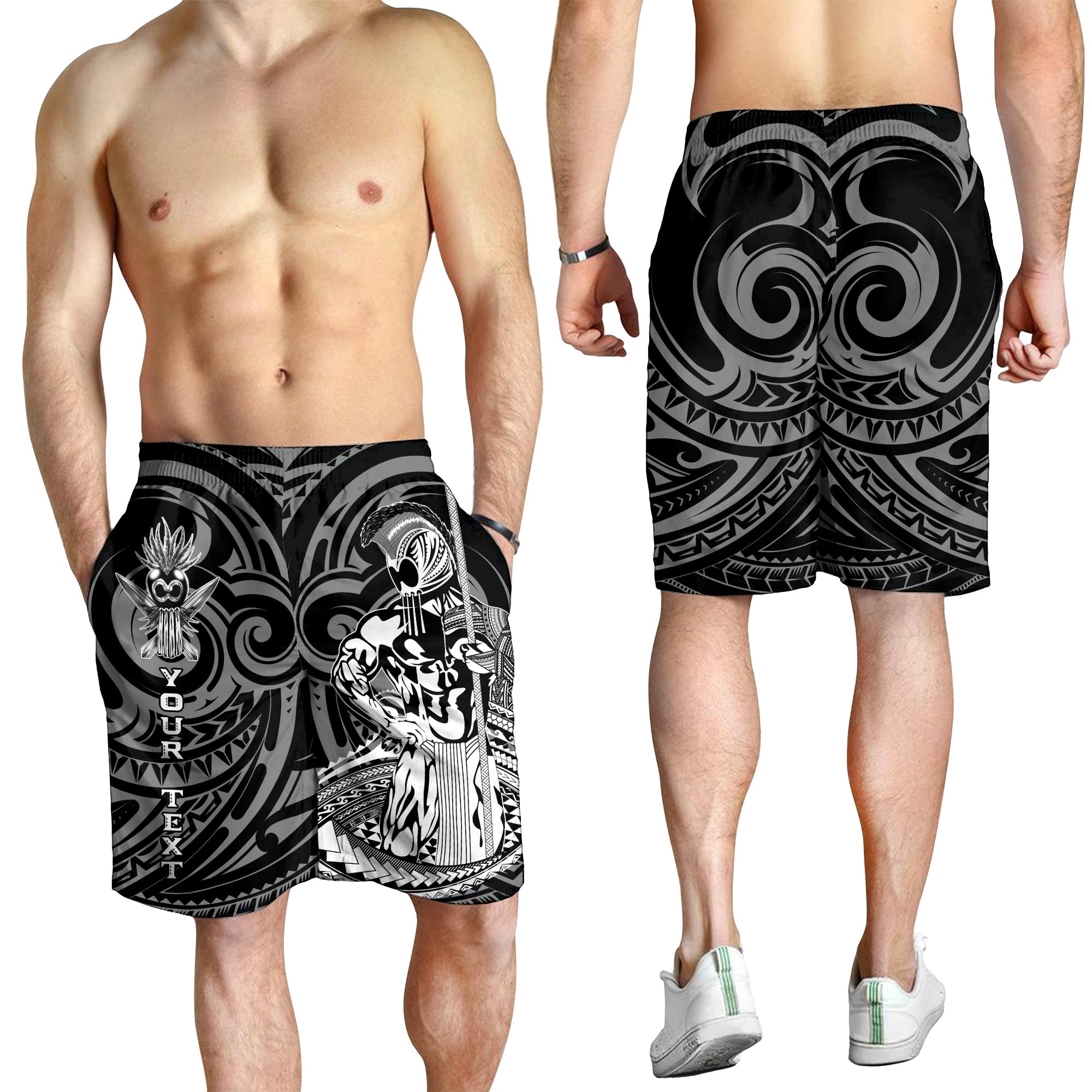 Custom Personalised Hawaii Ikaika Warrior Men Short LT2