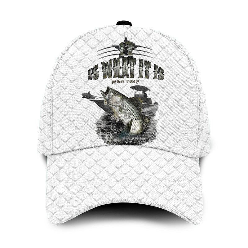 Fishing Man Trip Classic Cap White Style LT6