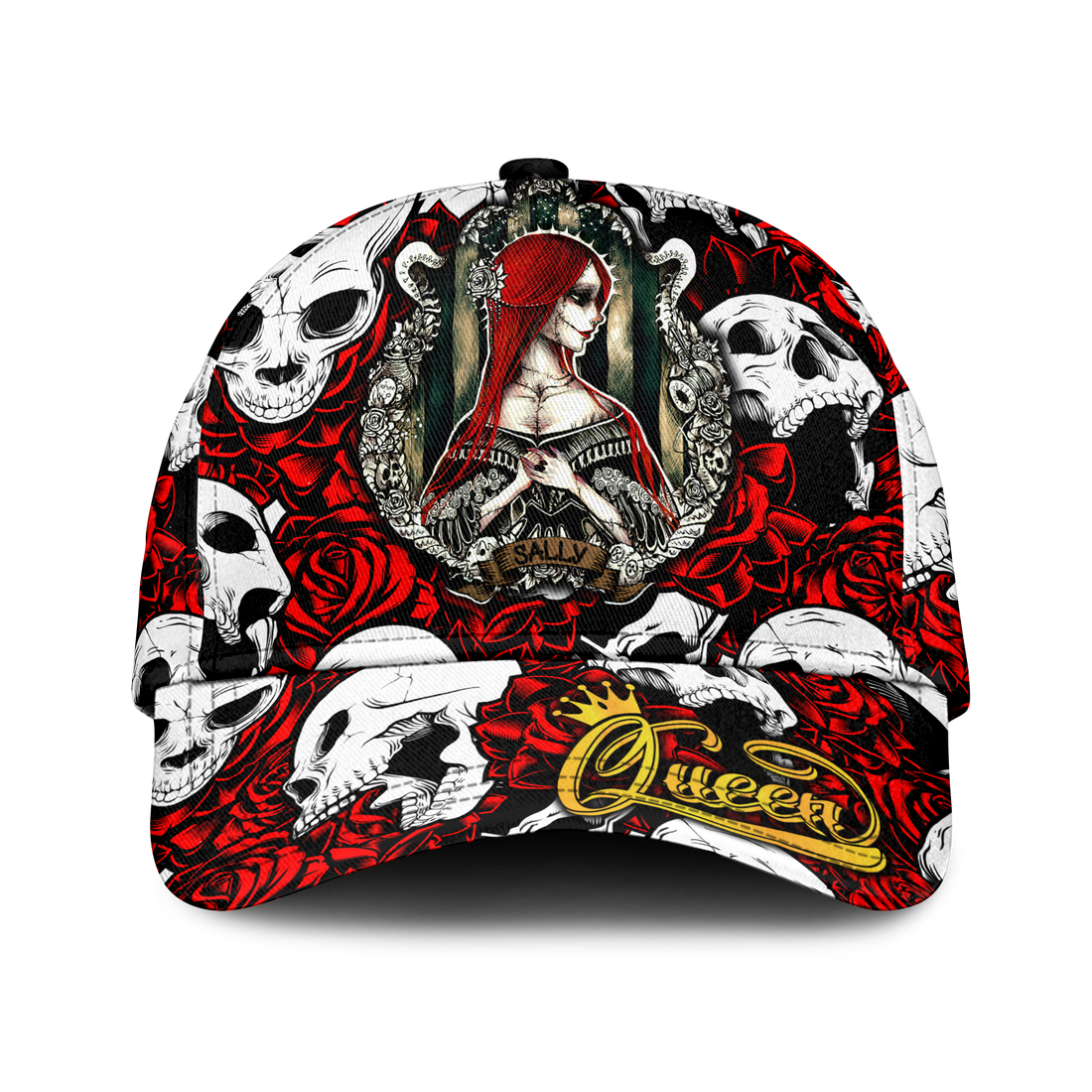 Skull Rose Queen - Death Cannot Divide Us Cap - LT2
