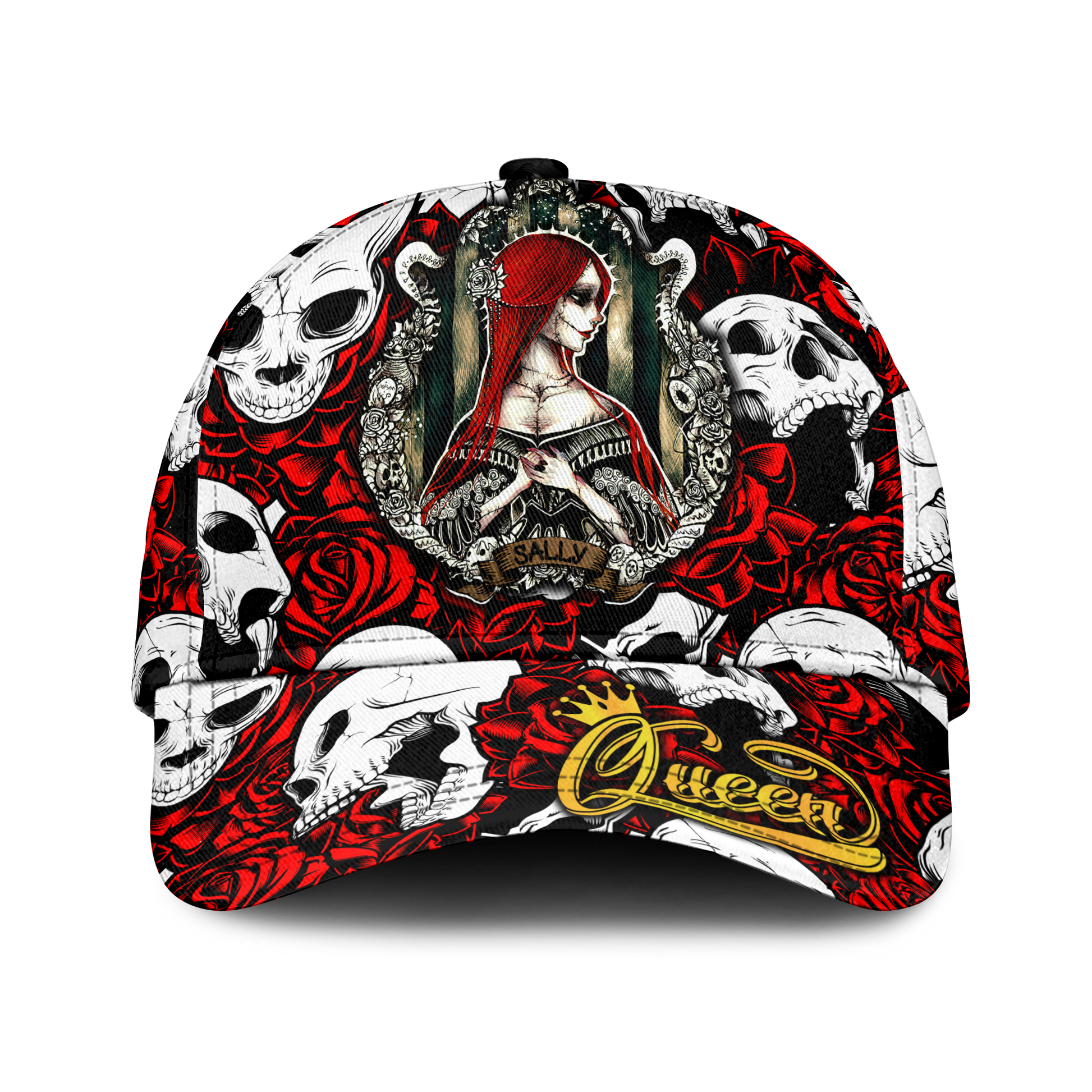 Skull Rose Queen - Death Cannot Divide Us Cap - LT2