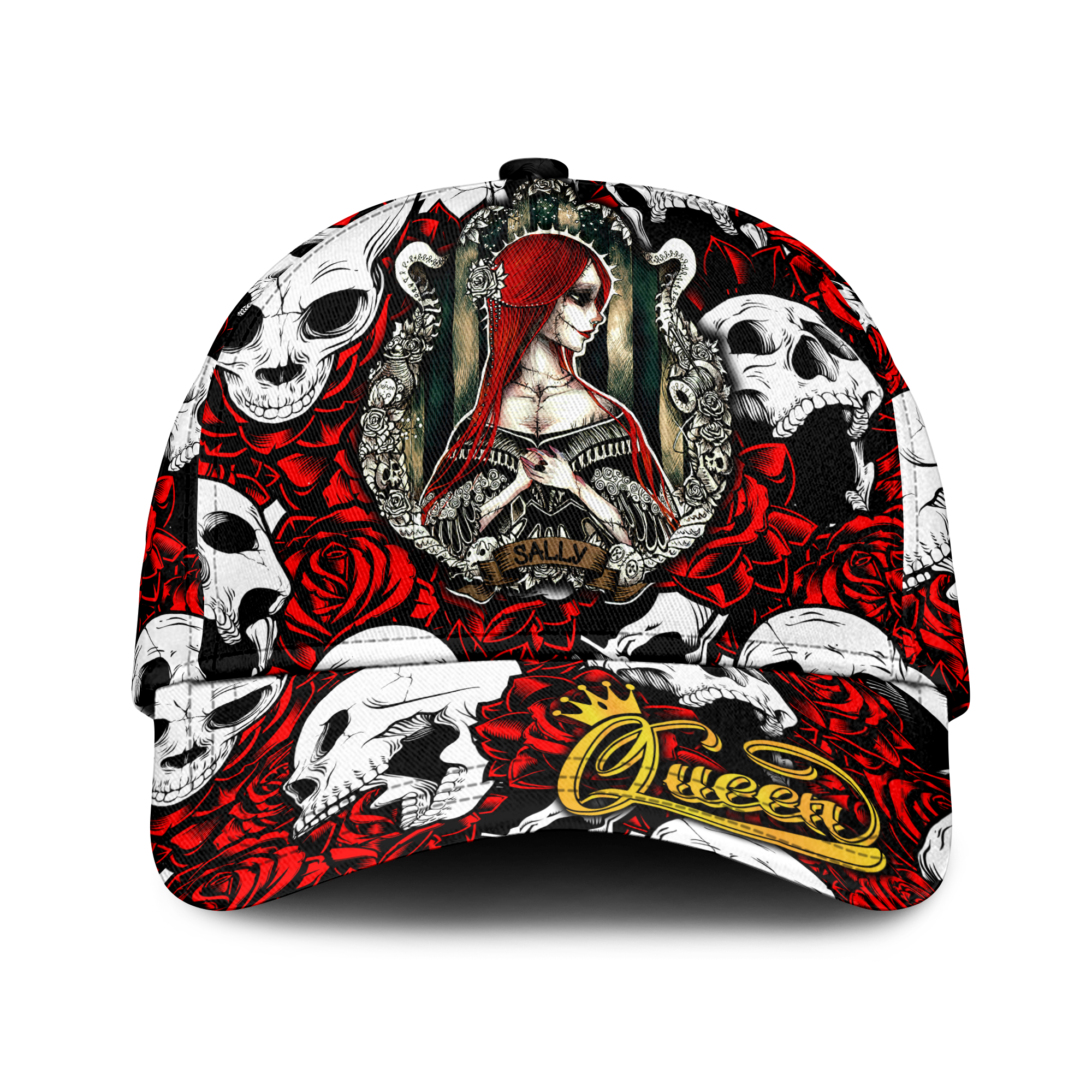 Skull Rose Queen - Death Cannot Divide Us Cap - LT2