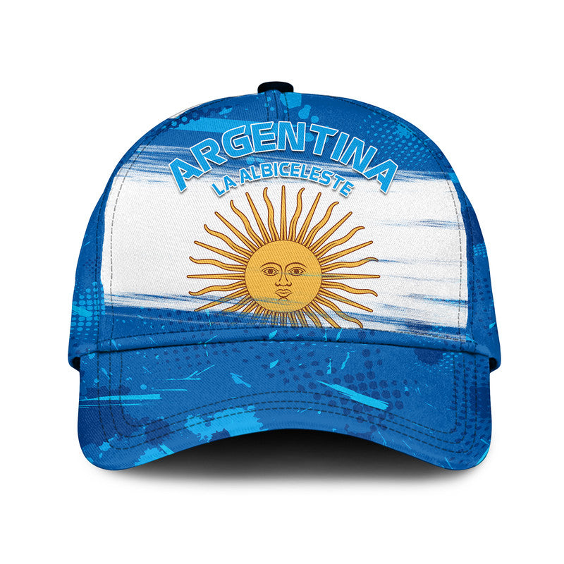 Argentina Sol de Mayo La Albiceleste Flag Style Classic Cap Blue LT9