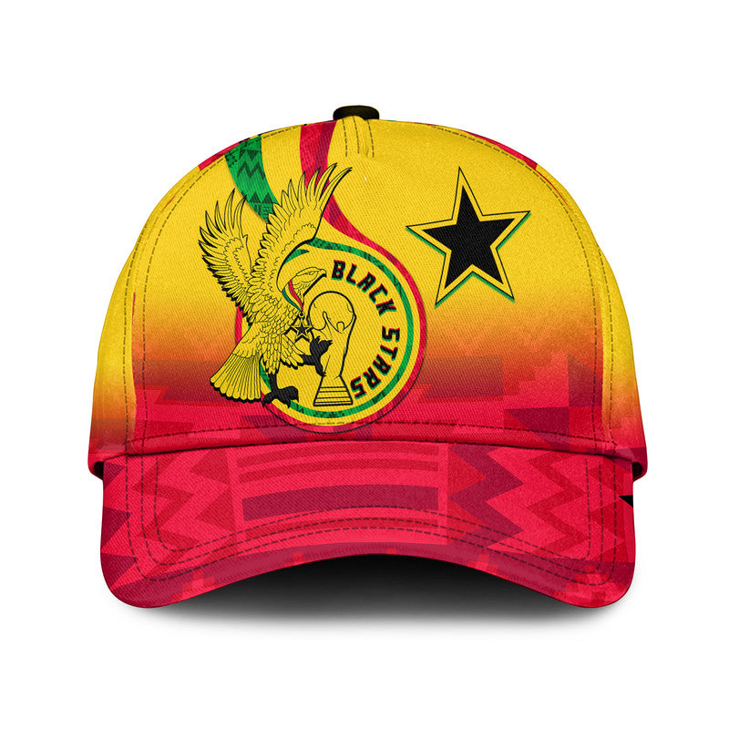 Ghana Football Black Star and Golden Tawny Eagles Classic Cap LT9