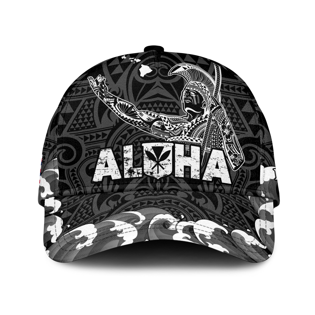 Custom Personalised Hawaii King Kamehameha Aloha Hawai'i Nei Cap LT2