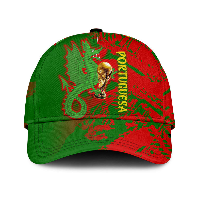 Portugal Football Classic Cap Dragon of Royal Arms During The Reign of Queen Maria II LT9