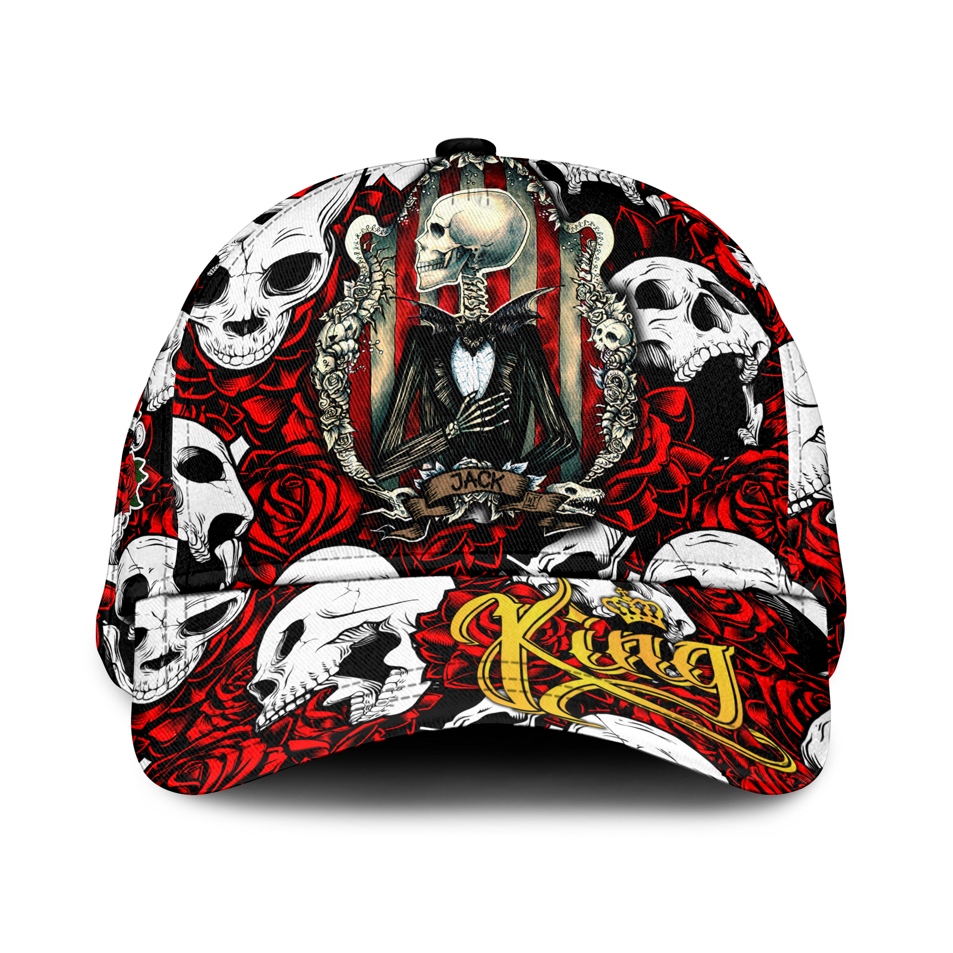 Skull Rose King - Death Cannot Divide Us Cap - LT2