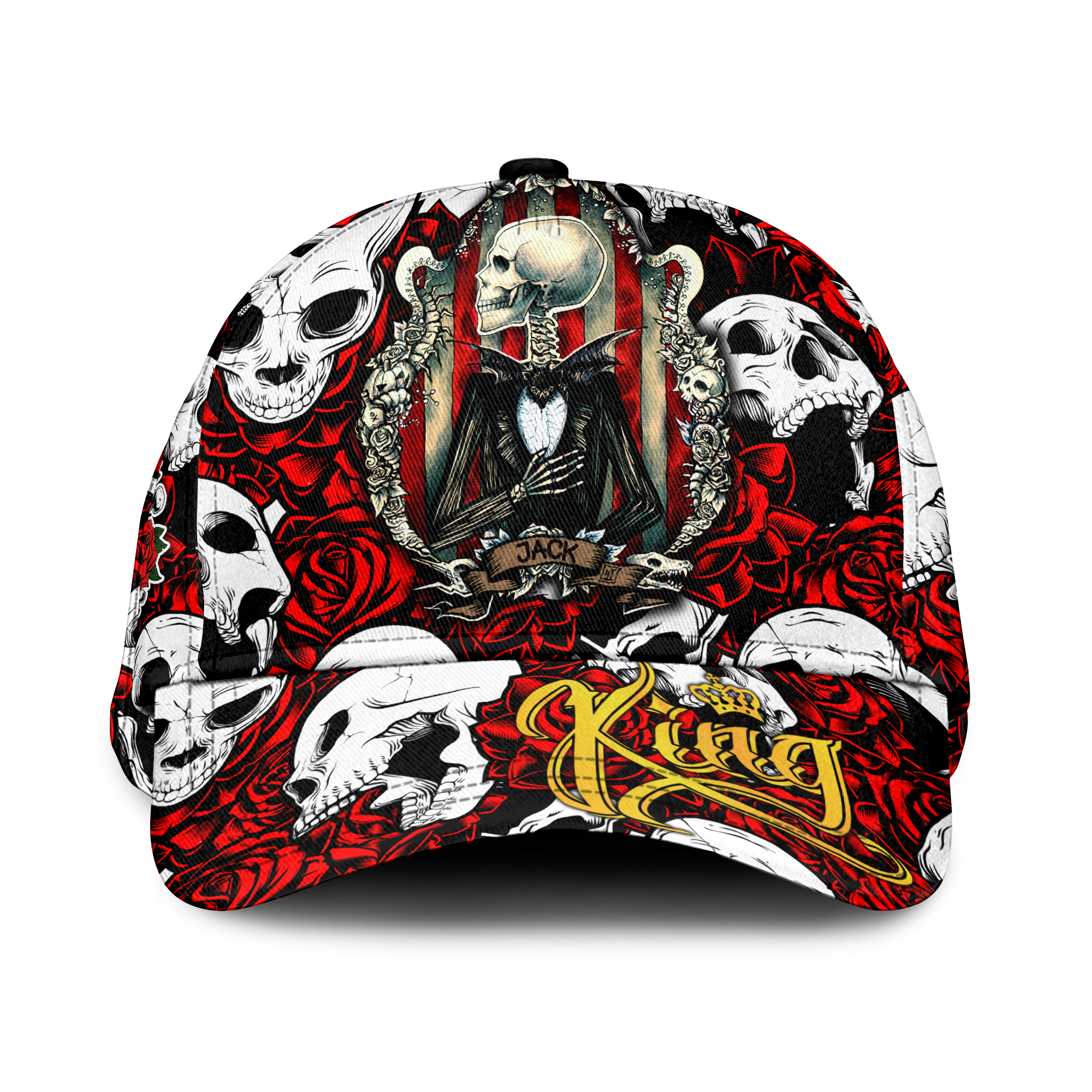Skull Rose King - Death Cannot Divide Us Cap - LT2