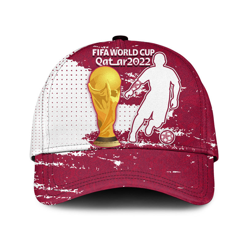Qatar Football WC 2022 Classic Cap The Maroon Flag Style LT9