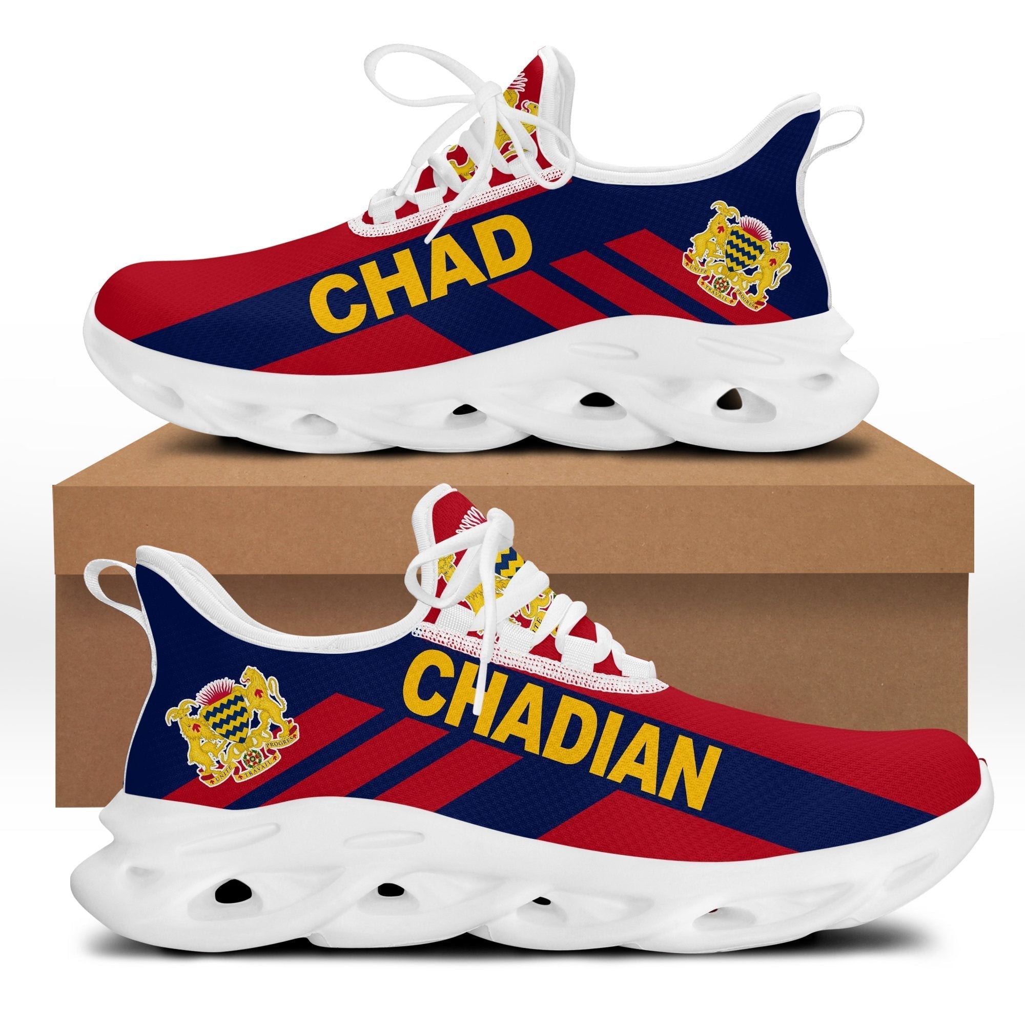 Wonder Print Shop Footwear - Chad Stripe Style Clunky Sneakers LT10