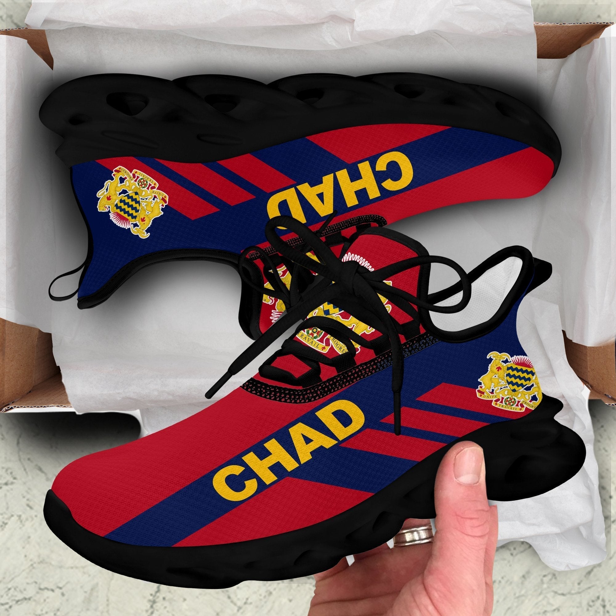 Wonder Print Shop Footwear - Chad Stripe Style Clunky Sneakers LT10