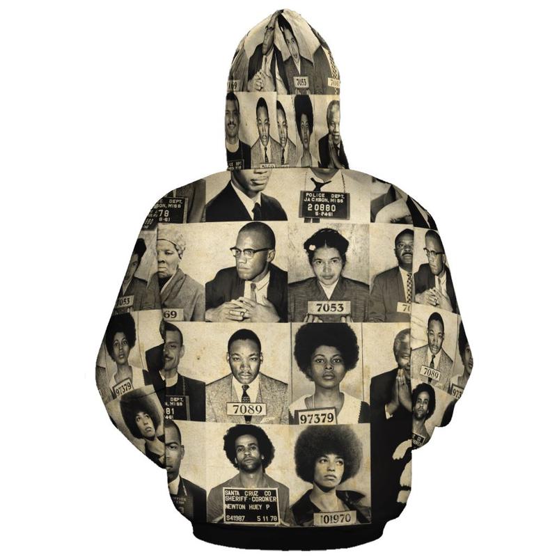 African Hoodie Civil Rights Leaders All Over Hoodie