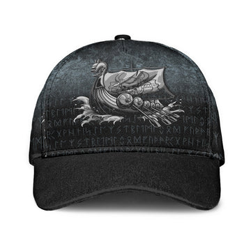 Wonder Print Shop Classic Cap - Victory or Valhalla Drakkar Classic Cap RLT12