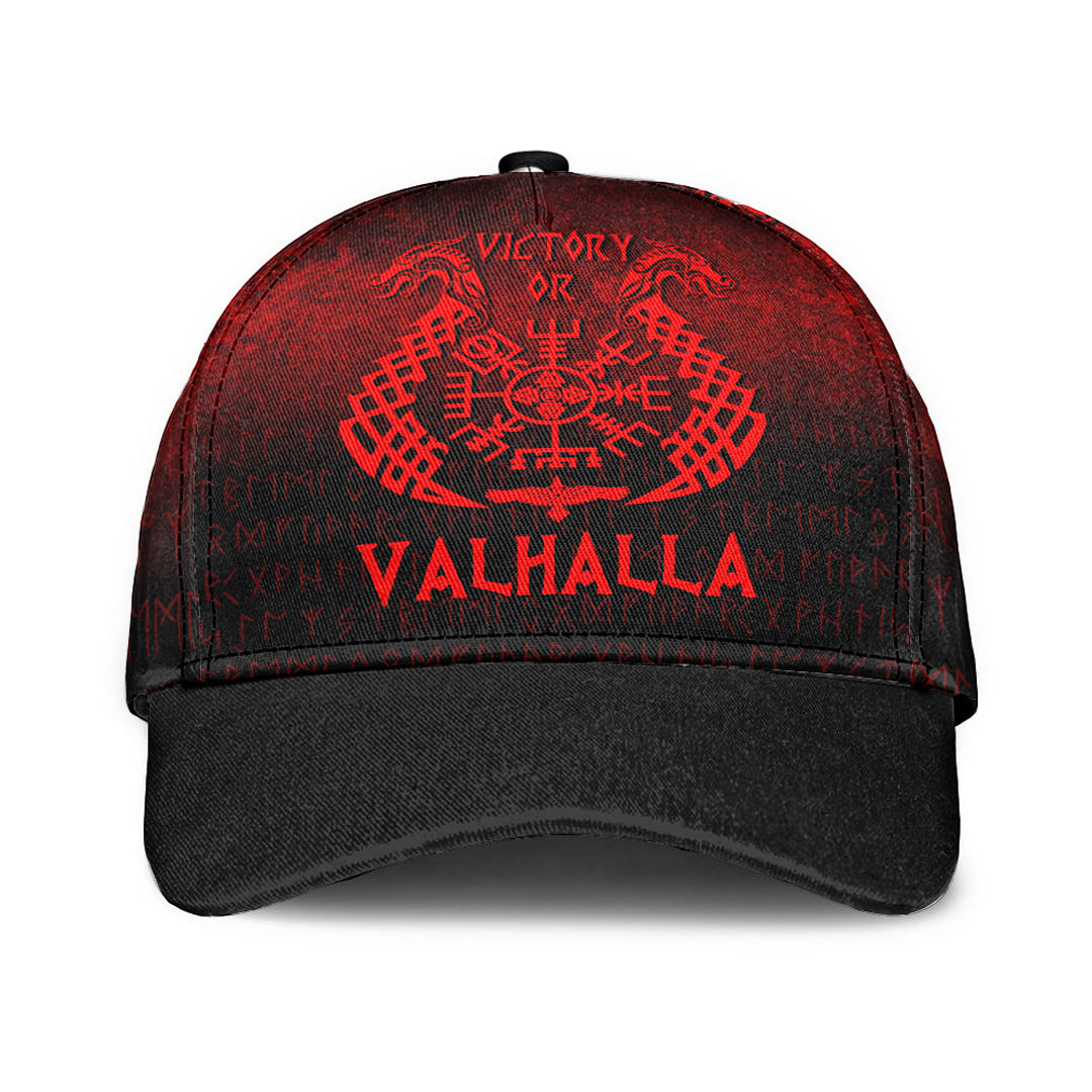 Wonder Print Shop Classic Cap - Victory or Valhalla - Red Version Classic Cap RLT12