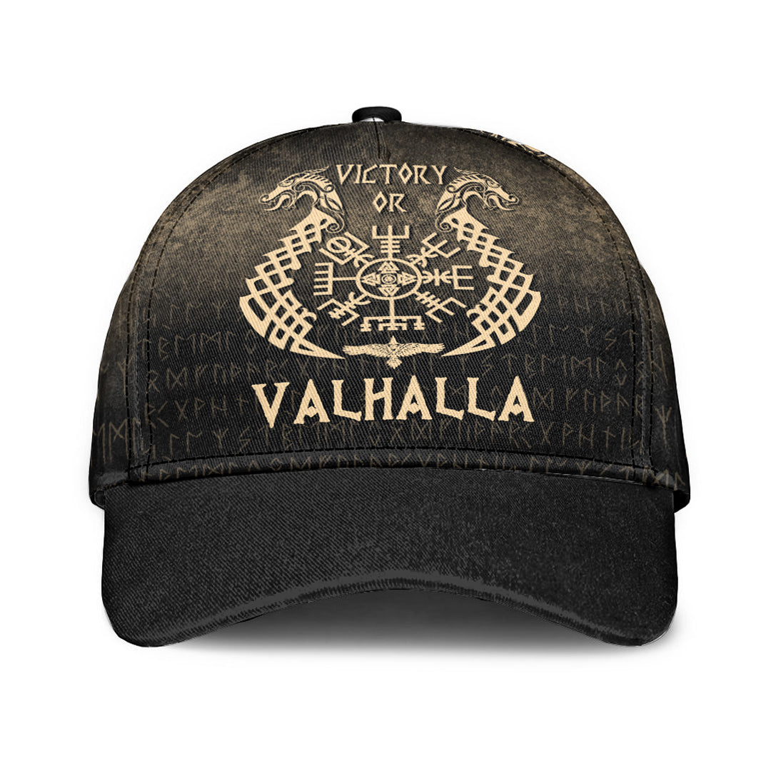 Wonder Print Shop Classic Cap - Victory or Valhalla - Gold Version Classic Cap RLT12