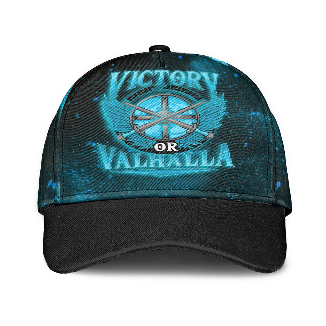 Viking Classic Cap Victory Or Valhalla Cyan Style Classic Cap RLT12