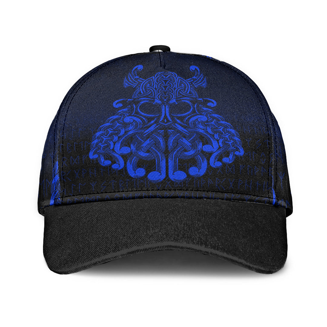 Viking Classic Cap Vikings Odin Valhalla Blue Version Classic Cap RLT12