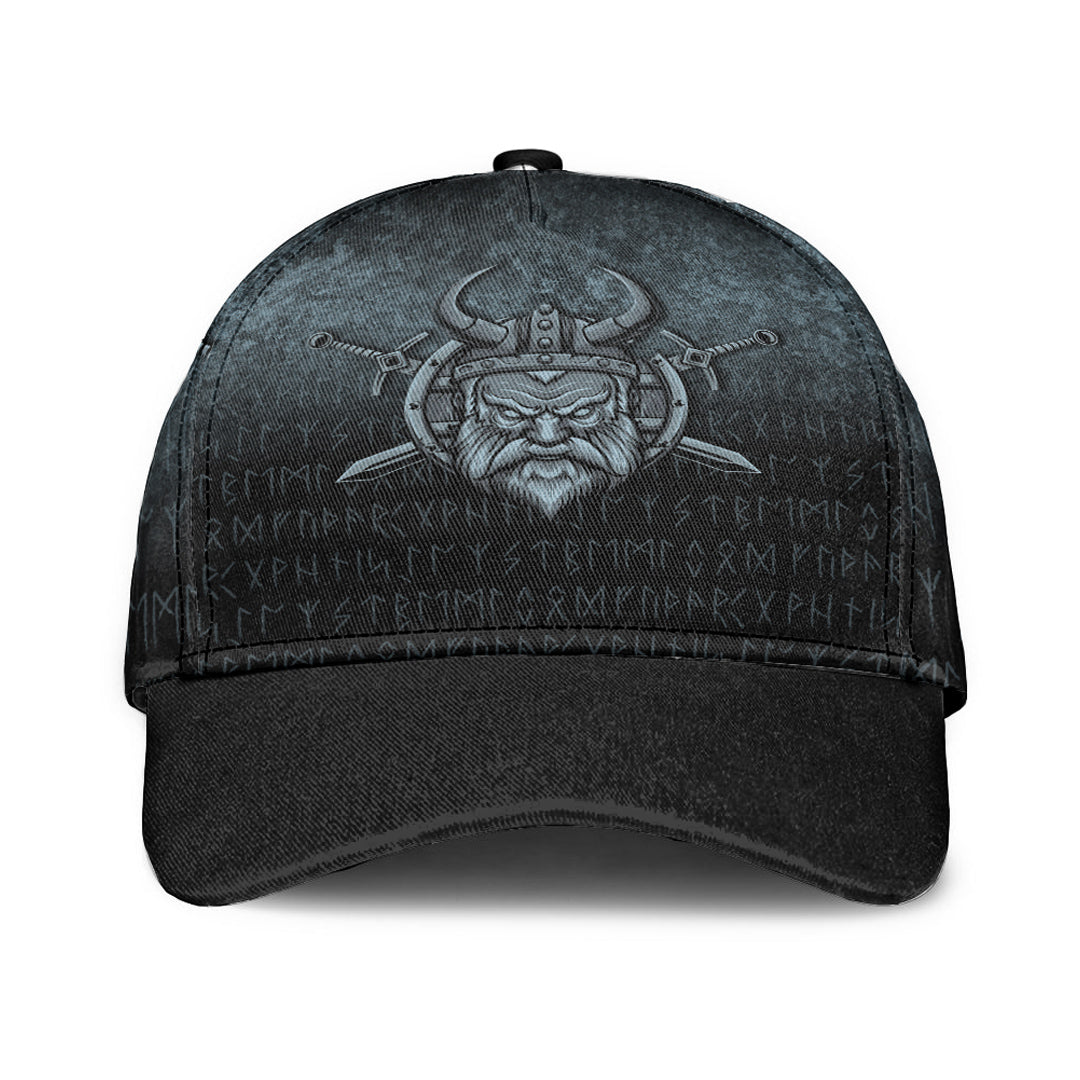Wonder Print Shop Classic Cap - Victory or Valhalla Warrior Classic Cap RLT12