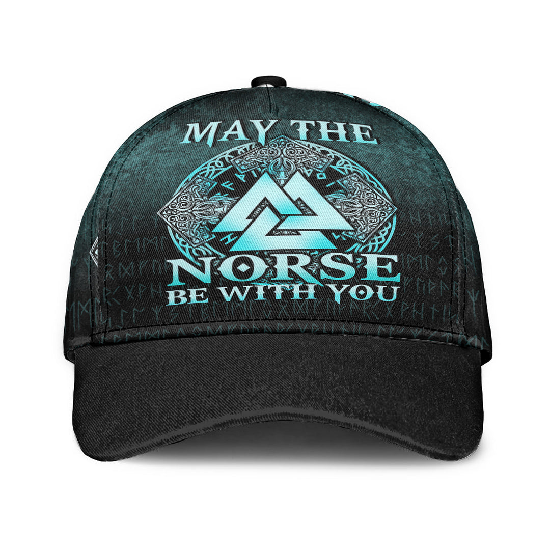 Viking Classic Cap May The Norse Be With You Viking Cyan Version Classic Cap RLT12
