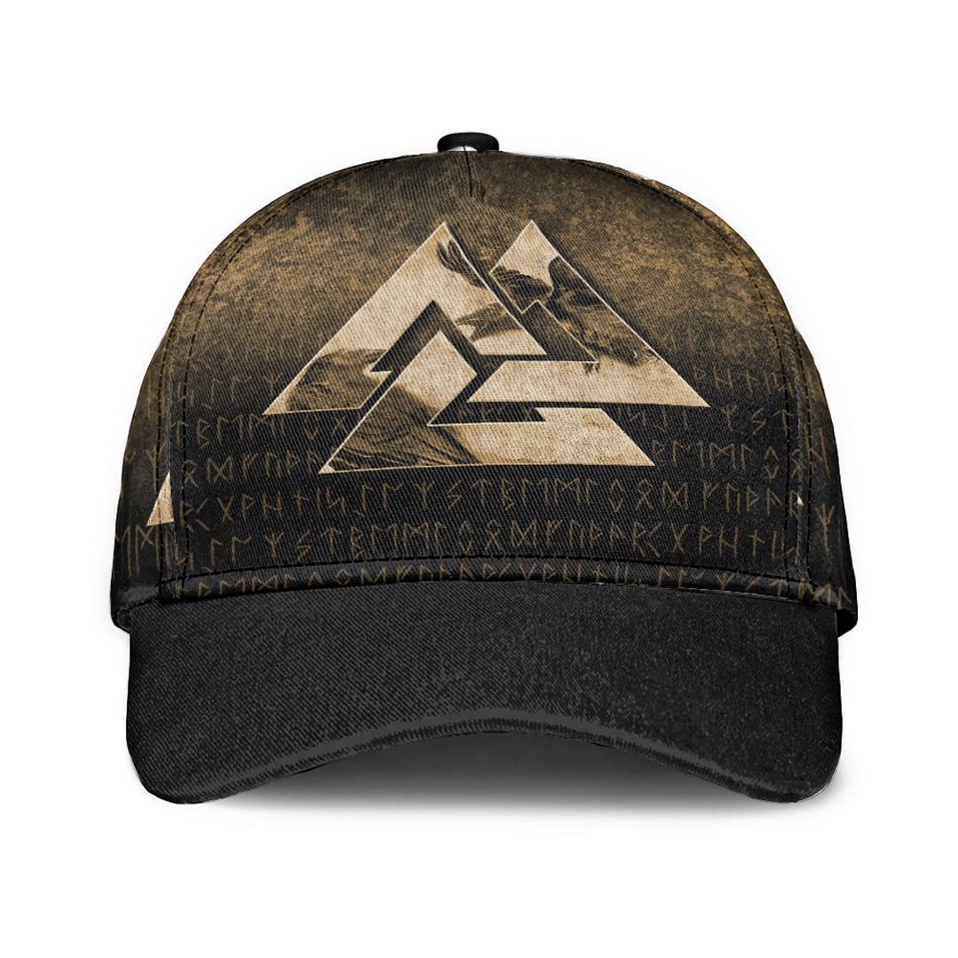 Viking Classic Cap Huginn Muninn Ravens from Odin Viking Gold Version Classic Cap RLT12