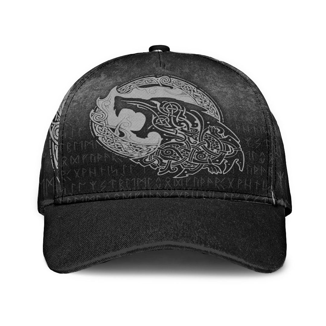 Viking Classic Cap Fenrir Viking 3D Tattoo Special Version Classic Cap RLT12