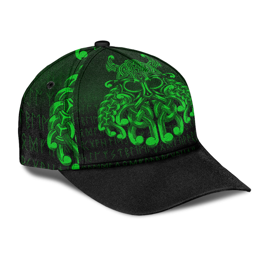 Viking Classic Cap Vikings Odin Valhalla Green Version Classic Cap RLT12