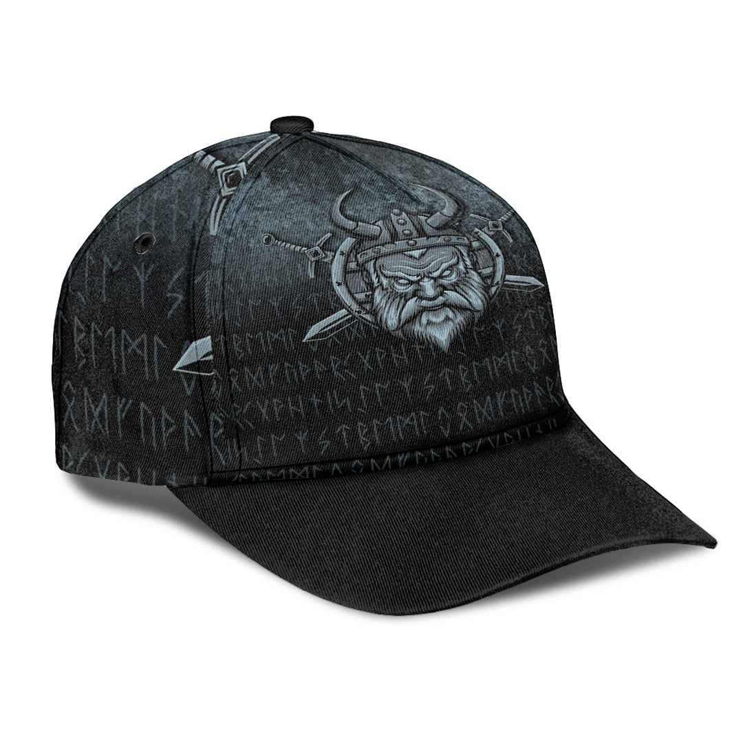 Wonder Print Shop Classic Cap - Victory or Valhalla Warrior Classic Cap RLT12