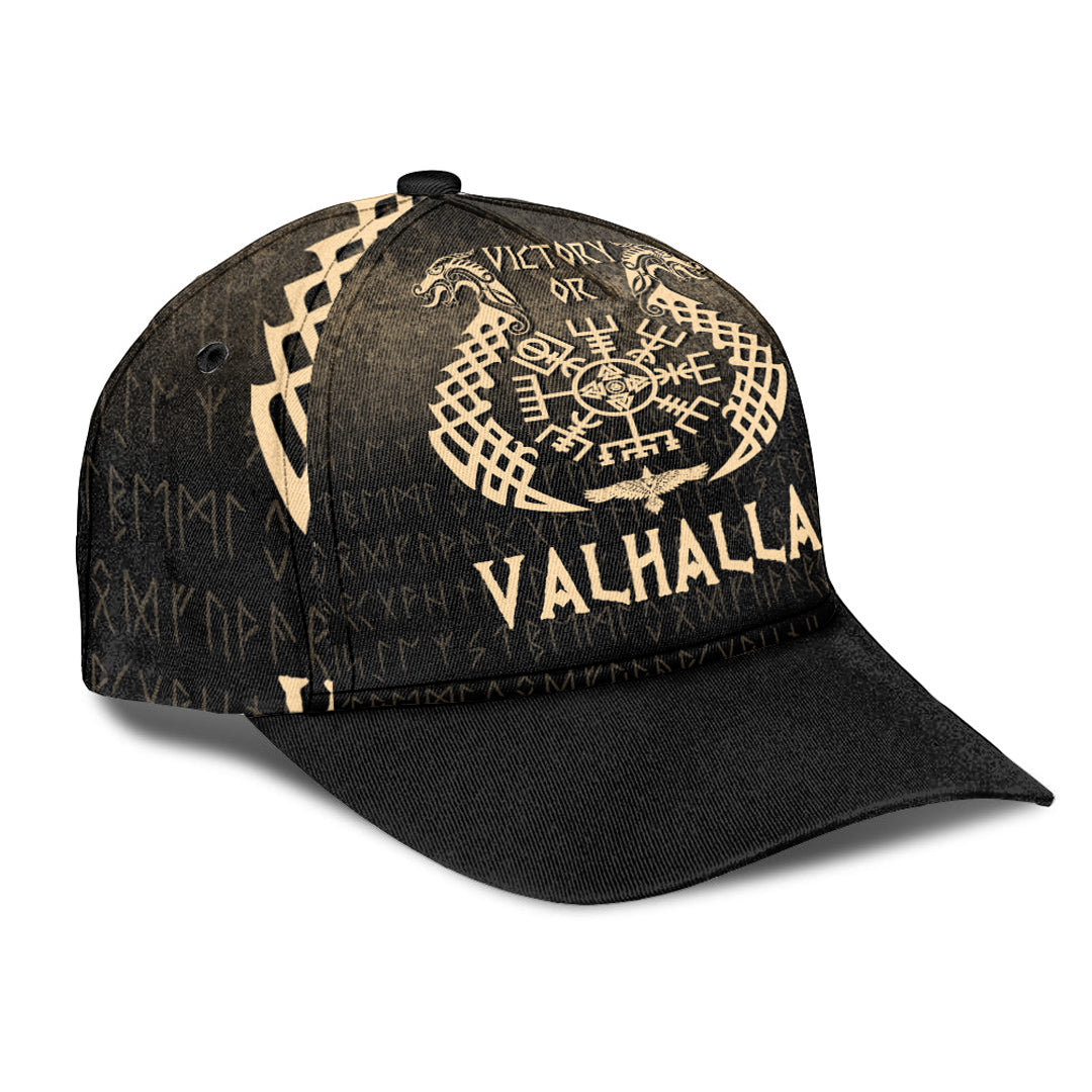 Wonder Print Shop Classic Cap - Victory or Valhalla - Gold Version Classic Cap RLT12