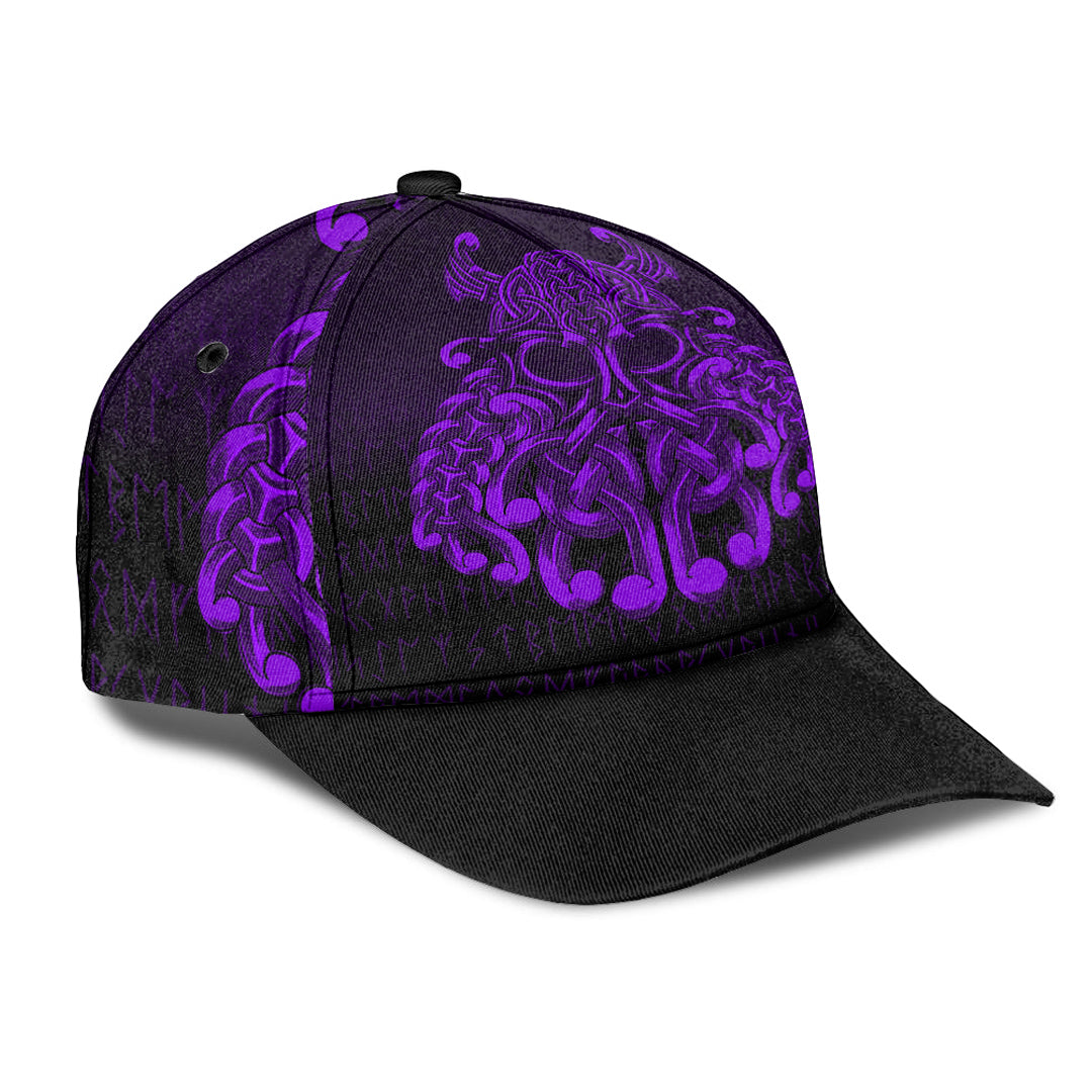 Viking Classic Cap Vikings Odin Valhalla Purple Version Classic Cap RLT12