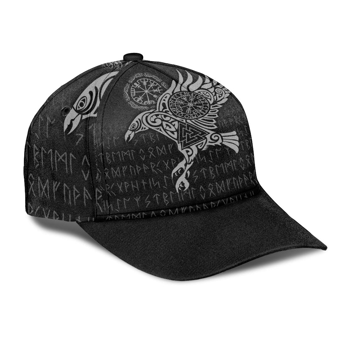 Viking Classic Cap Raven Vegvisir Tattoo Special Version Classic Cap RLT12