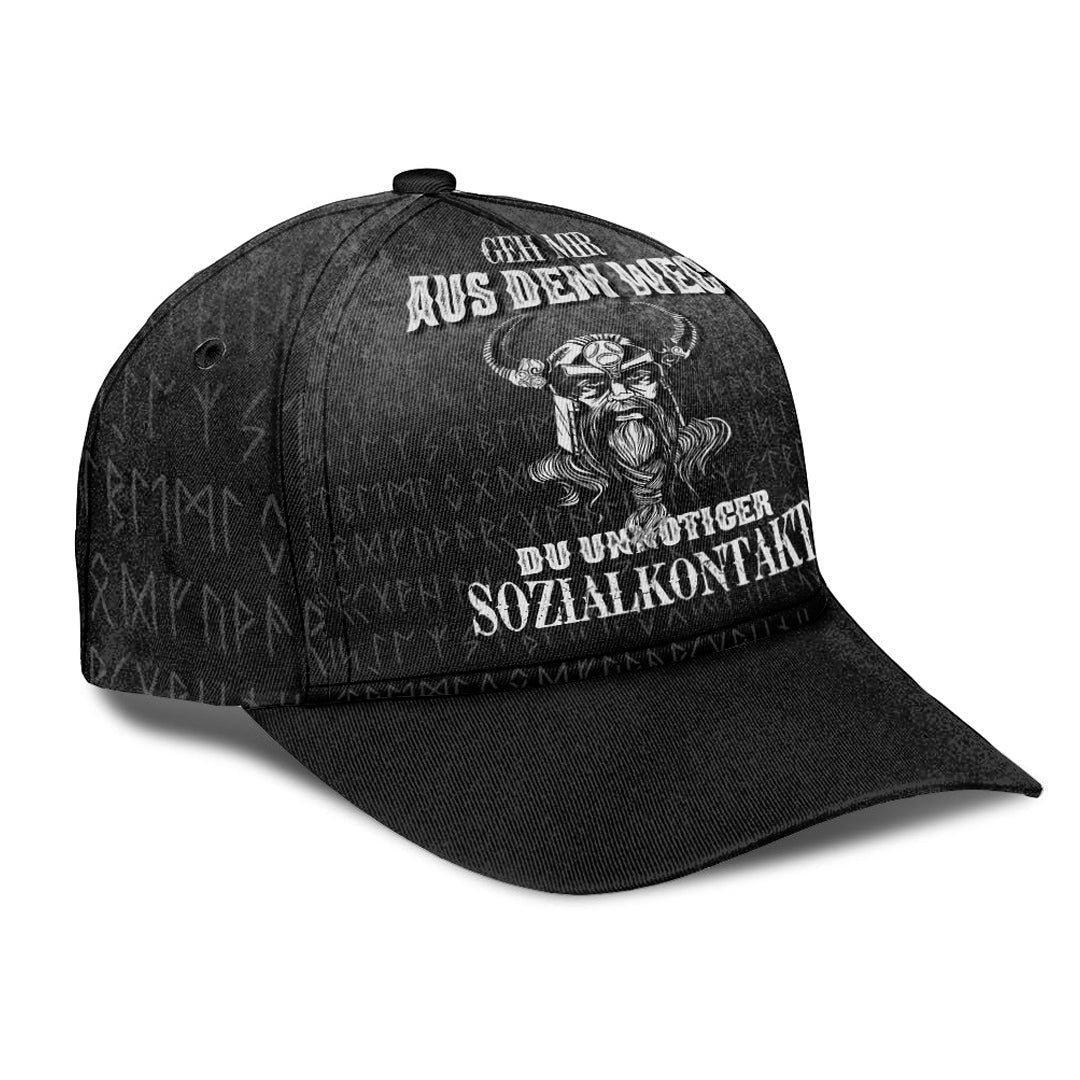 Viking Classic Cap Geh mir aus dem Weg du unnotiger Sozialkontakt Classic Cap RLT12