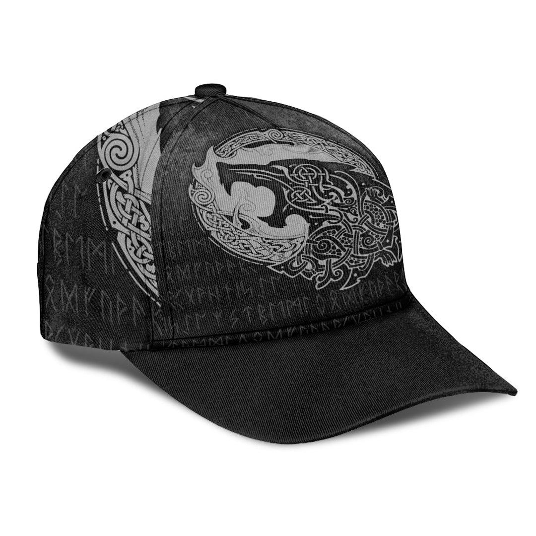 Viking Classic Cap Fenrir Viking 3D Tattoo Special Version Classic Cap RLT12