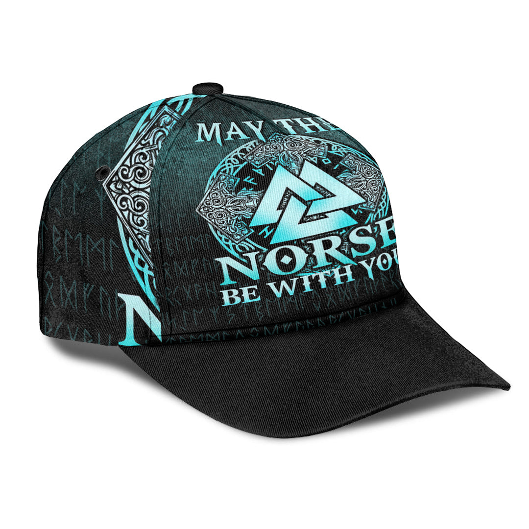 Viking Classic Cap May The Norse Be With You Viking Cyan Version Classic Cap RLT12