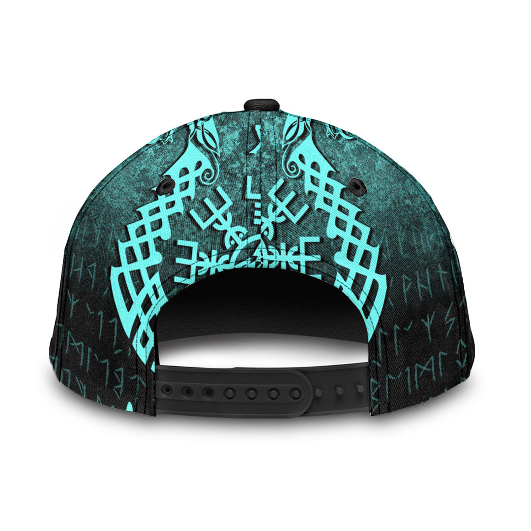 Wonder Print Shop Classic Cap - Victory or Valhalla - Cyan Version Classic Cap RLT12