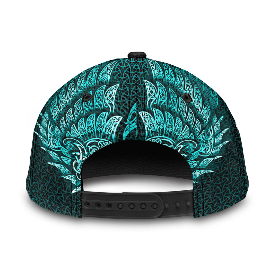 Viking Classic Cap Ragnarok Huginn Muninn Cyan Version Classic Cap RLT12