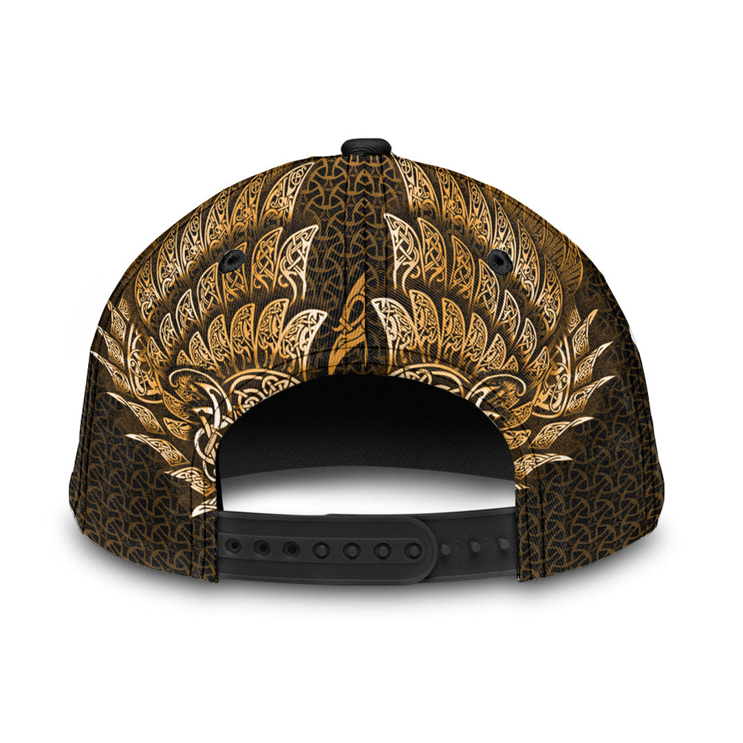 Viking Classic Cap Ragnarok Huginn Muninn Gold Version Classic Cap RLT12
