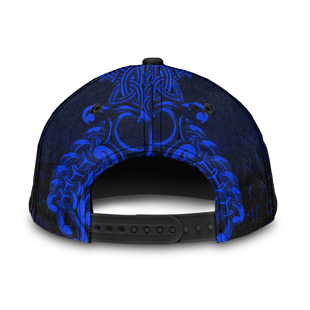 Viking Classic Cap Vikings Odin Valhalla Blue Version Classic Cap RLT12