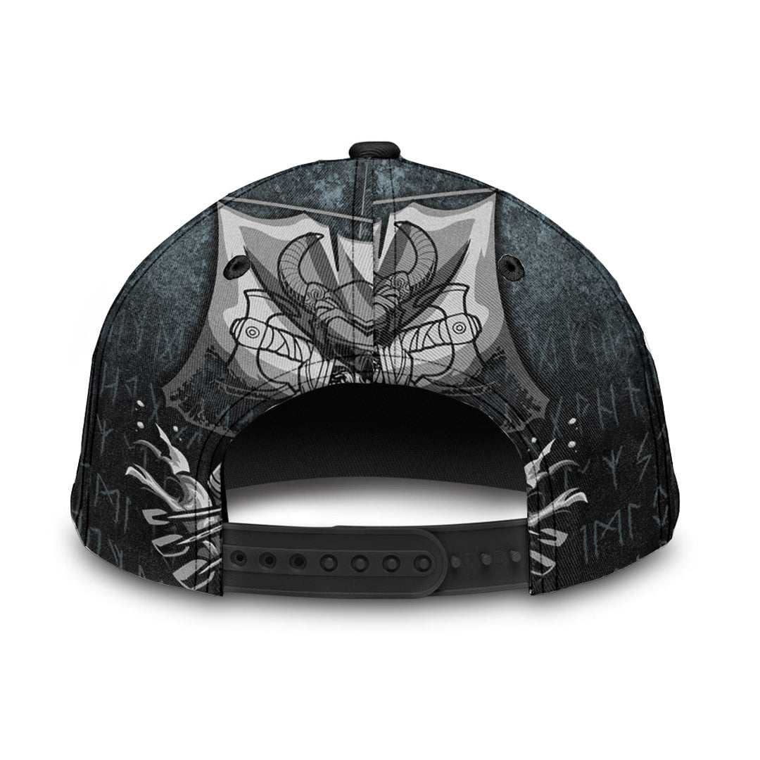 Wonder Print Shop Classic Cap - Victory or Valhalla Drakkar Classic Cap RLT12