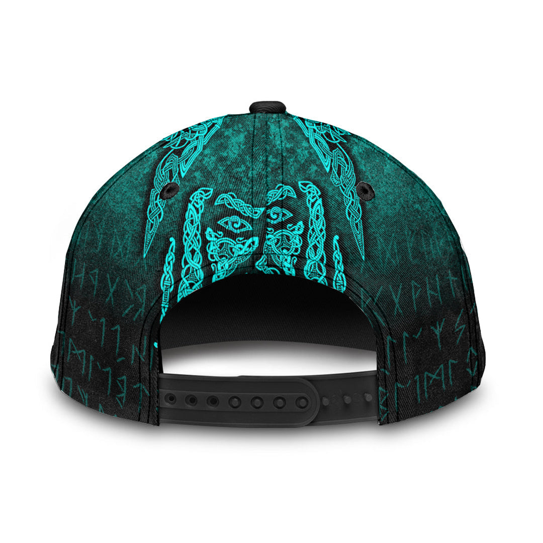 Viking Classic Cap Eye of Odin Cyan Version Classic Cap RLT12
