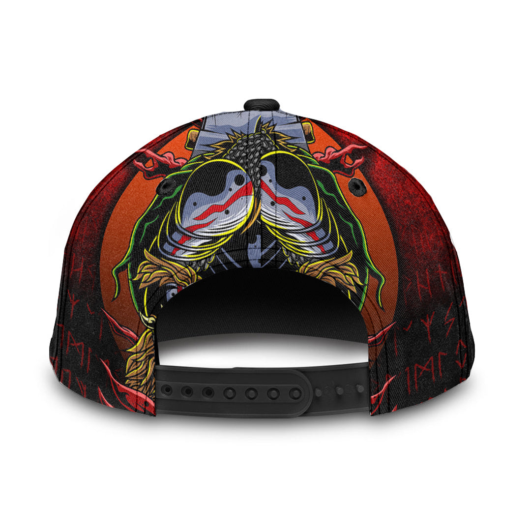 Viking Classic Cap Samurai Viking Warrior Ronin Berserk Armor Axe Classic Cap RLT12