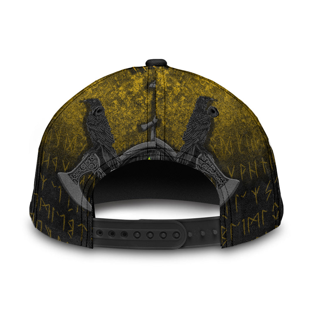Viking Classic Cap Ragnar Lothbrok Ragnar Lodbrok Viking Warrior Gold Version Classic Cap RLT12