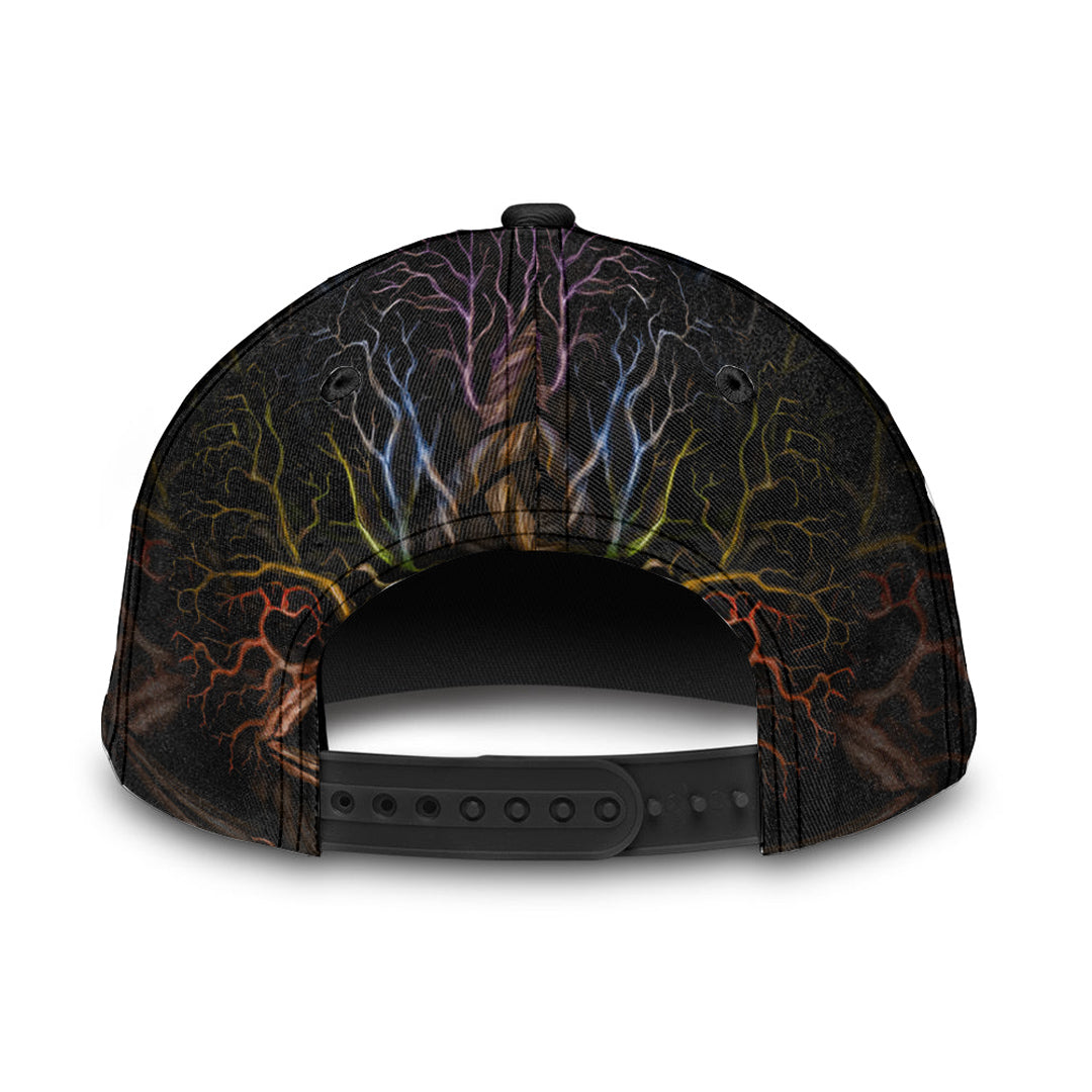 Viking Classic Cap Colorful Tree Of Life With Triquetra Classic Cap RLT12