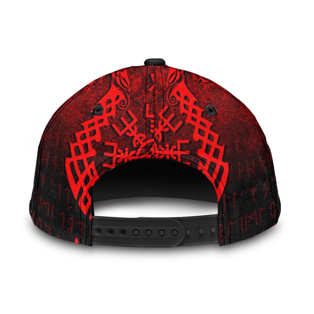 Wonder Print Shop Classic Cap - Victory or Valhalla - Red Version Classic Cap RLT12