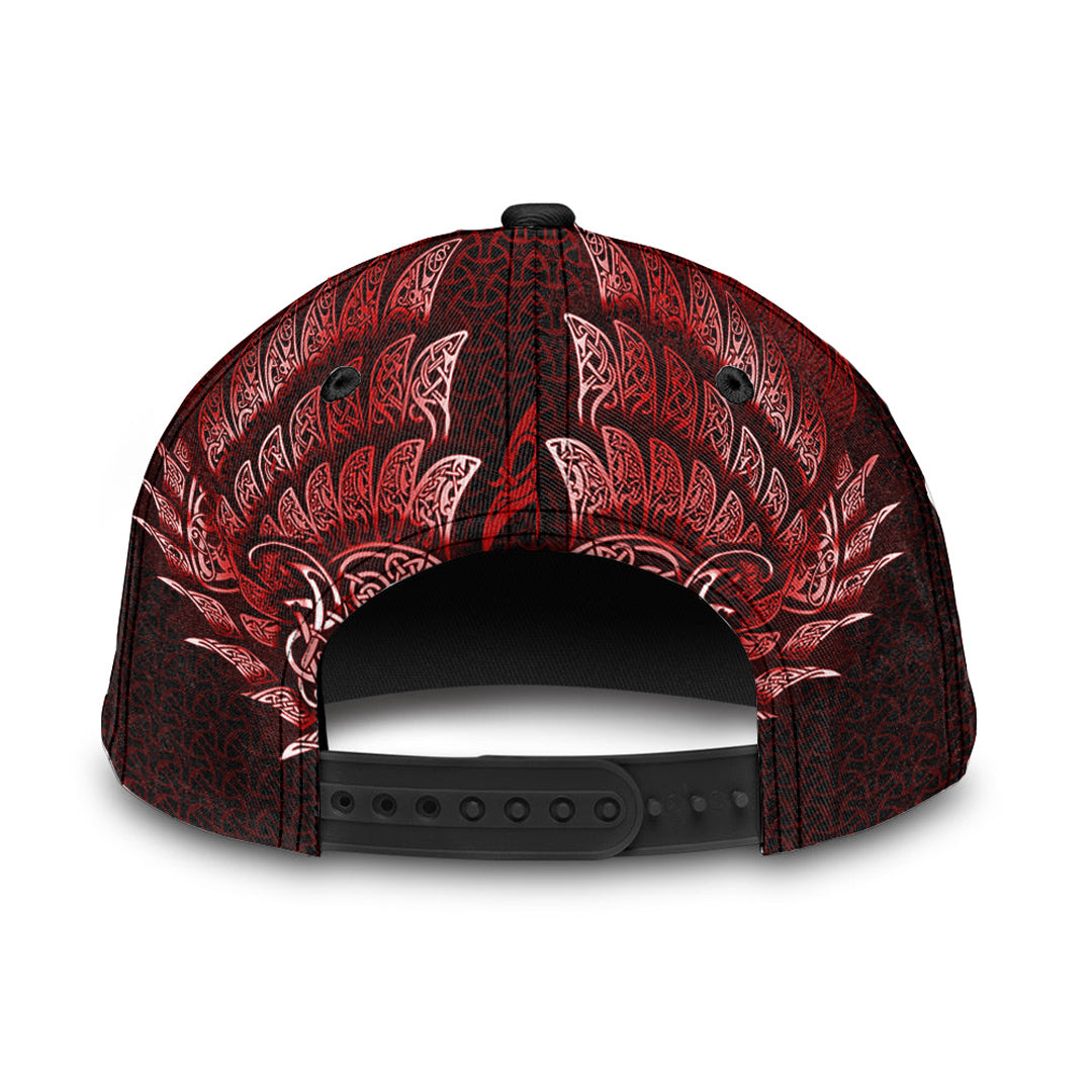 Viking Classic Cap Ragnarok Huginn Muninn Red Version Classic Cap RLT12