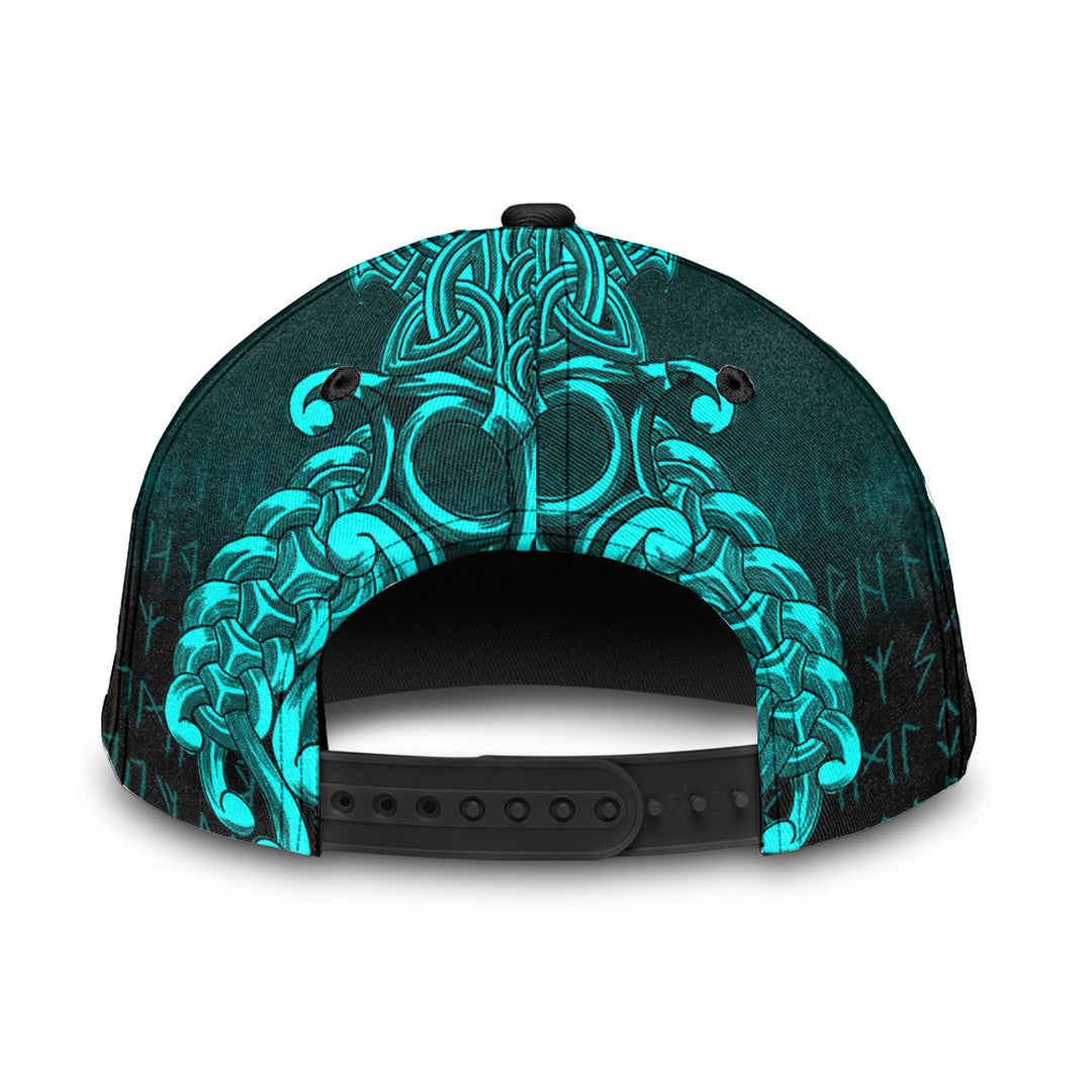 Viking Classic Cap Vikings Odin Valhalla Cyan Version Classic Cap RLT12